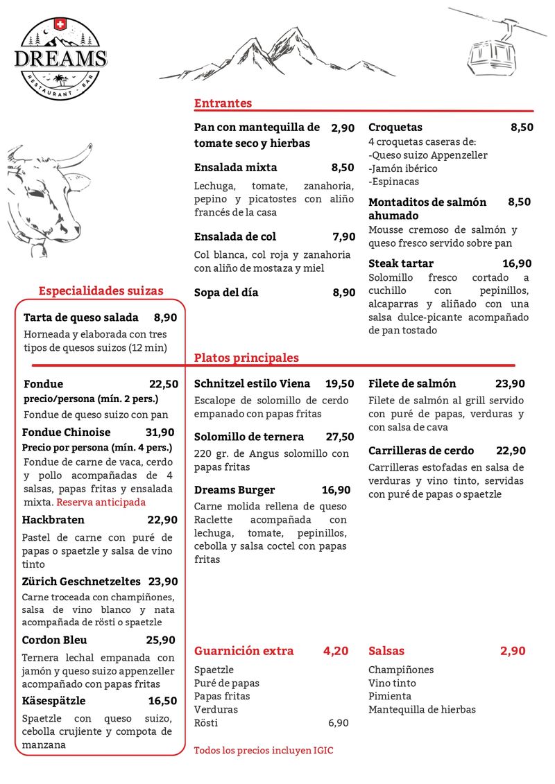 Carta Dreams Restaurant
